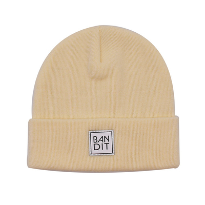 High Quality Customized Knitted Hat Solid Outdoor Knitted Hat Windproof  Unisex