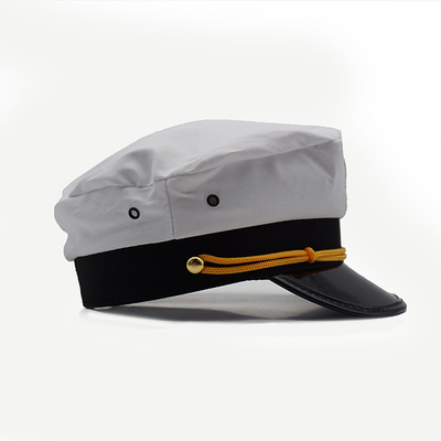 Flat Top Military Cap Medium/Custom Crown All Seasons Solid/Custom Military Cadet Cap