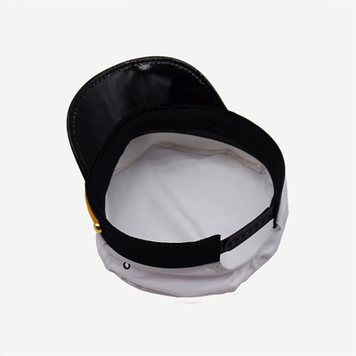 Flat Top Military Cap Medium/Custom Crown All Seasons Solid/Custom Military Cadet Cap