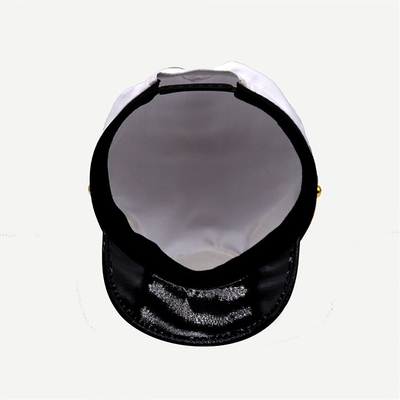 Flat Top Military Cap Medium/Custom Crown All Seasons Solid/Custom Military Cadet Cap