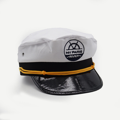 Flat Top Military Cap Medium/Custom Crown All Seasons Solid/Custom Military Cadet Cap