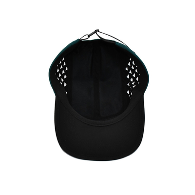 Customized 5 Panel Camper Hat with Logo Woven Label Ects Laser Cutting Panel