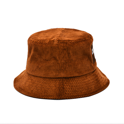 Corduroy Bucket hat solid color versatile fashion outdoor leisure Bucket hat