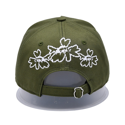 Hand Wash 5 Panel Baseball Cap Black Custom Color Flat Peak Curve Peak
