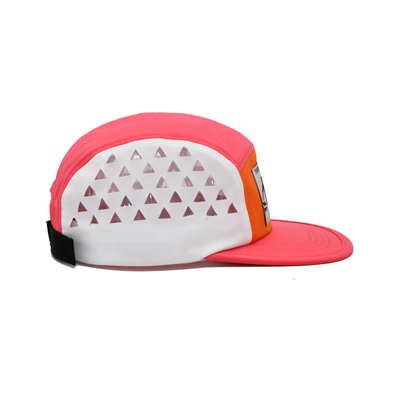 Duck tongue cap color patchwork 5-page panel camper cap flat brim