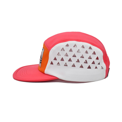 Duck tongue cap color patchwork 5-page panel camper cap flat brim