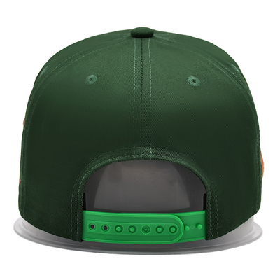 5 Panel Flat Curve Snapback Cap With Embroidery Logo Structured Baseball Cap