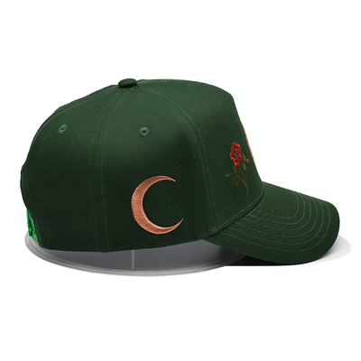 5 Panel Flat Curve Snapback Cap With Embroidery Logo Structured Baseball Cap