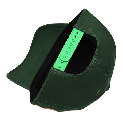 5 Panel Flat Curve Snapback Cap With Embroidery Logo Structured Baseball Cap