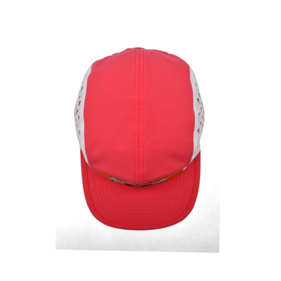Duck tongue cap color patchwork 5-page panel camper cap flat brim