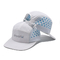 5 Panel Camper Hat Sports Mesh Sweatband Customized Eyelets laser