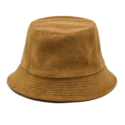 New towel cloth Bucket hat for female autumn and winter sunshade