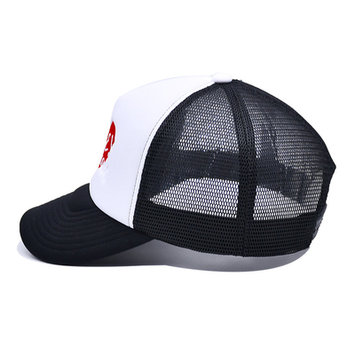 5 Panel All Seasons Pre-curved Trucker Cap With Custom Logo snapback trucker cap