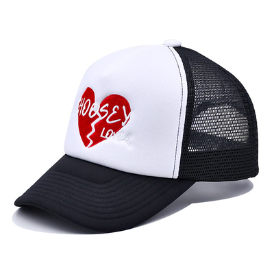 5 Panel All Seasons Pre-curved Trucker Cap With Custom Logo snapback trucker cap