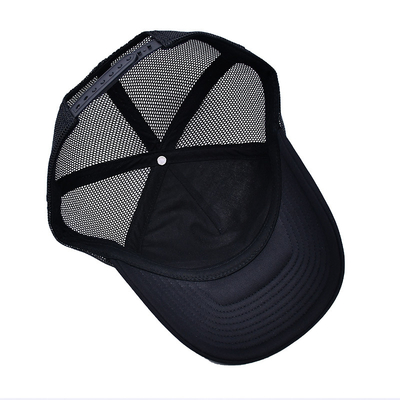 5 Panel All Seasons Pre-curved Trucker Cap With Custom Logo snapback trucker cap