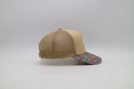 5 Panel Trucker Cap with Embroidered/Screen Printing/Affixed Patch Logo for