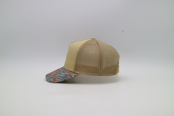 5 Panel Trucker Cap with Embroidered/Screen Printing/Affixed Patch Logo for