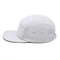 5-panel flat brim hat with fashionable sun shading and adjustable sports hat for summer