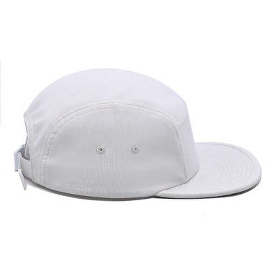 5-panel flat brim hat with fashionable sun shading and adjustable sports hat for summer