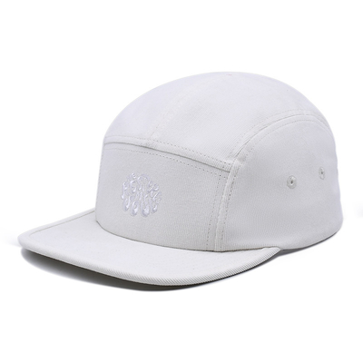 5-panel flat brim hat with fashionable sun shading and adjustable sports hat for summer