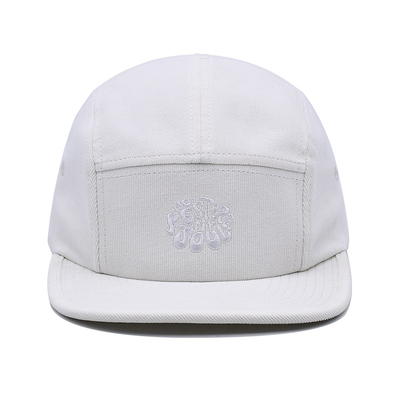 5-panel flat brim hat with fashionable sun shading and adjustable sports hat for summer