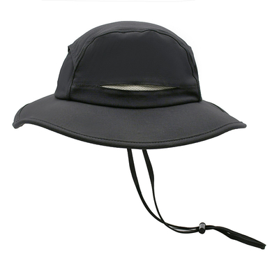 Quick Dry Polyester Waterproof Safari Beach Cap Fisherman Wide Brim String Bucket Hat