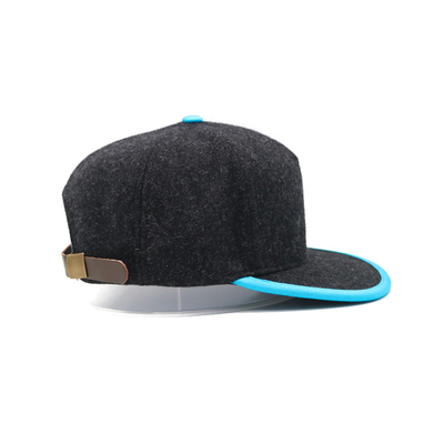 Customized Blank Flat Brim Snapback Hats  For Autumn And Winter