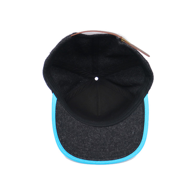 Customized Blank Flat Brim Snapback Hats  For Autumn And Winter