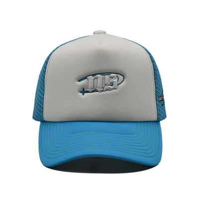 Unisex Snapback Truck Driver Hat With Embroidered Logo Sponge Mesh Hat