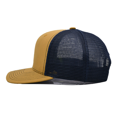 OEM Custom 6 Panel Pre Curved Brim Mesh Snap Back Sports Hats Wholesale Truck Gorras custom Logo Trucker Cap