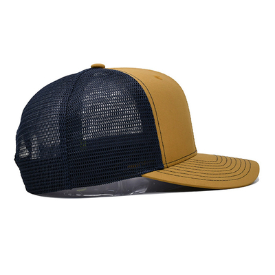 OEM Custom 6 Panel Pre Curved Brim Mesh Snap Back Sports Hats Wholesale Truck Gorras custom Logo Trucker Cap