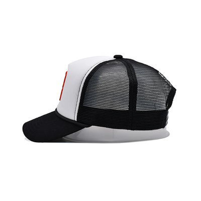 OEM Custom Design Your Own Logo Trucker Baseball Cap,Cotton 5 Panel Mesh Snap Back,Men 3D Embroidered Patch Bulk Trucker