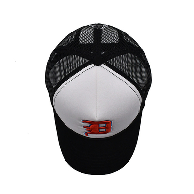 OEM Custom Design Your Own Logo Trucker Baseball Cap,Cotton 5 Panel Mesh Snap Back,Men 3D Embroidered Patch Bulk Trucker