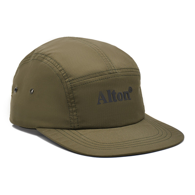 Sports Mesh Snapback 5 Panel Camper Hat Cotton Nylon Polyester Material