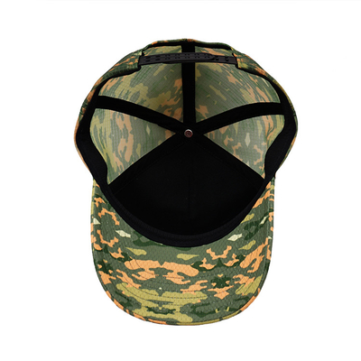 All Seasons Printed camo  Baseball Caps 6 Panel For Promotional