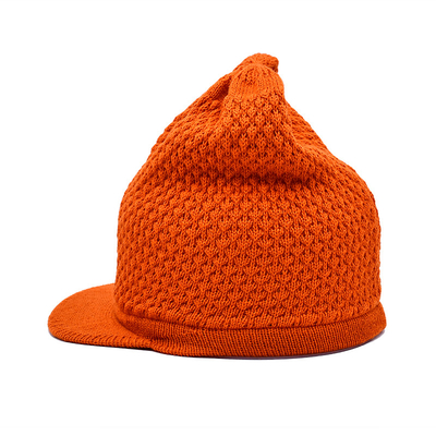 Wool Merino Winter Beanie Hats With Visor Custom