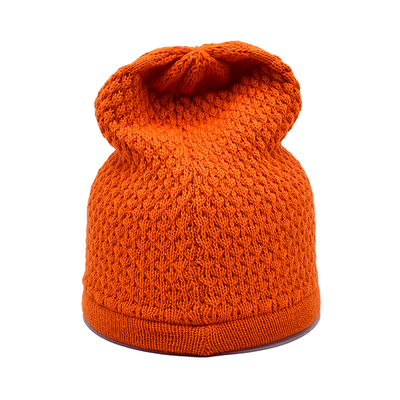 Wool Merino Winter Beanie Hats With Visor Custom