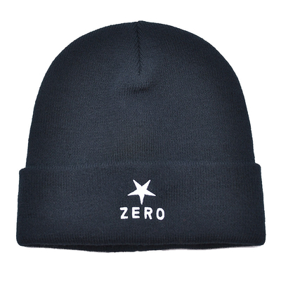 Adults Embroidery Blank Beanie Hats For Cold Weather