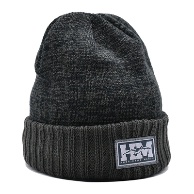Custom Embroidery Blank Beanie Hat 58CM Common Fabric