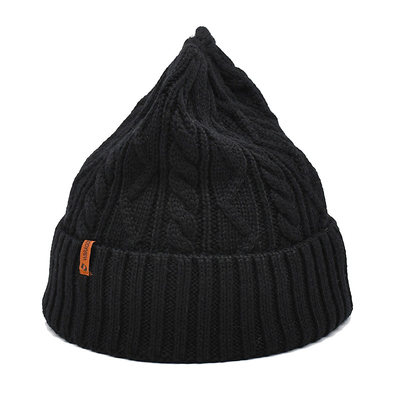 Acrylic Polyester Wool Merino Beanie Hats Common Fabric