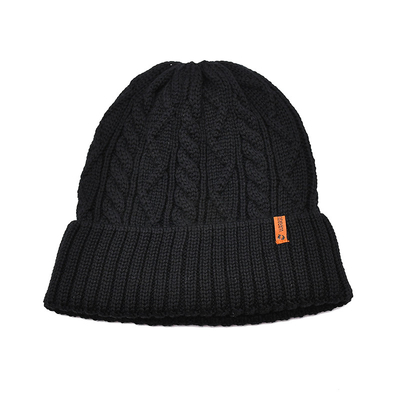 Acrylic Polyester Wool Merino Beanie Hats Common Fabric