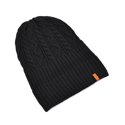 Acrylic Polyester Wool Merino Beanie Hats Common Fabric