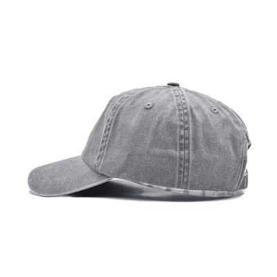 Unisex Distressed Dad Hat 58-60cm All Seasons Embroidery Baseball Hats