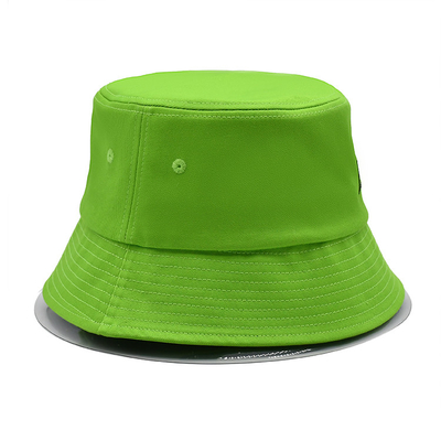 Kids Fisherman Bucket Hat Cotton Veracap Solid Outdoor Flat Top Wide Brim