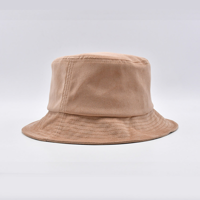 Lightweight Customized Fisherman Bucket Hat With Medium Crown