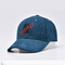 Unisex 3d Embroidered Baseball Hats Cotton Mid Crown Two Tone 6 Panel Baseball Cap