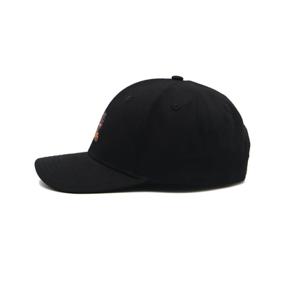 Plastic Snap Embroidered Baseball Caps 5/6 Panel Cotton Sport Dad Cap Fashion