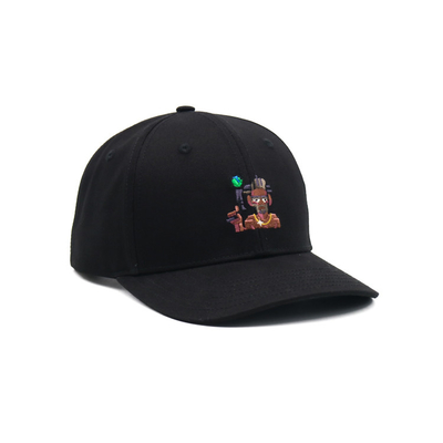 Plastic Snap Embroidered Baseball Caps 5/6 Panel Cotton Sport Dad Cap Fashion