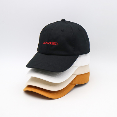 Curved Visor Embroidered Baseball Caps Full Seasons Structured Unstructured