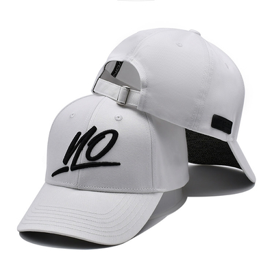 Custom Size Unisex 3D Embroidered Baseball Hat Flat Shape